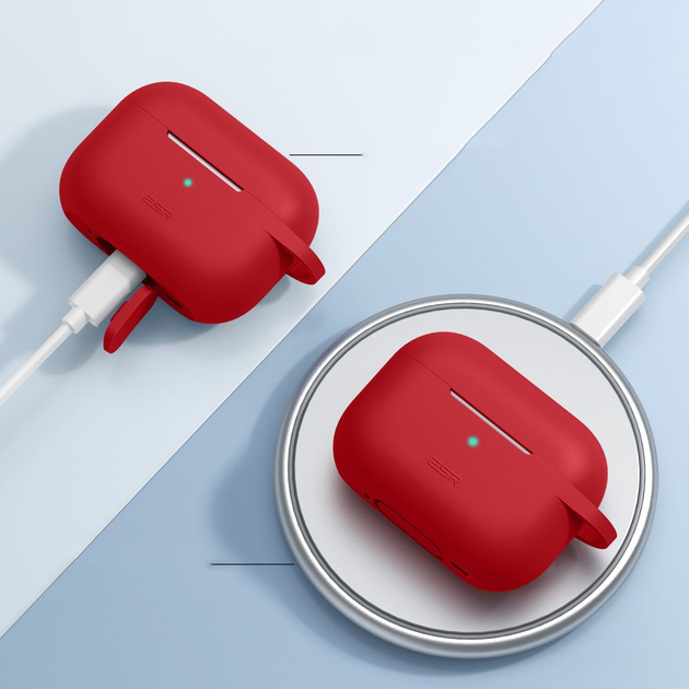 ESR AirPods Pro Bounce Series Case Red (4894240097861) APPLE AIRPODS ESR ESR AirPods Pro Bounce Series Case Red (4894240097861) - Image 4