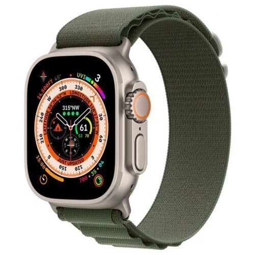 WiWU Alpine Nylon Loop Band Green Apple Watch 38/40/41/42mm Series 10 2024 APPLE WATCH WIWU WiWU Alpine Nylon Loop Band Green Apple Watch 38/40/41/42mm Series 10 2024