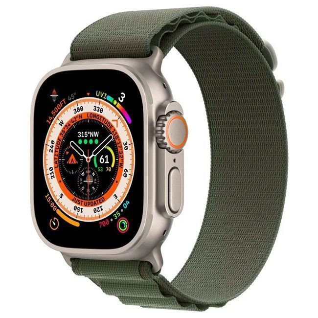 WiWU Alpine Nylon Loop Band Green Apple Watch 38/40/41/42mm Series 10 2024 APPLE WATCH WIWU WiWU Alpine Nylon Loop Band Green Apple Watch 38/40/41/42mm Series 10 2024