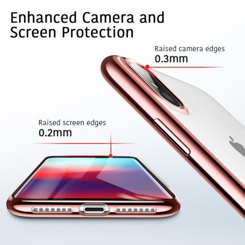 Alternative view of ESR iPhone Xs Max Essential Twinkler Rose Gold