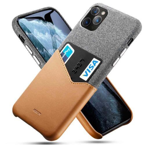 Alternative view of ESR iPhone 11 Pro Metro Wallet Case Brown