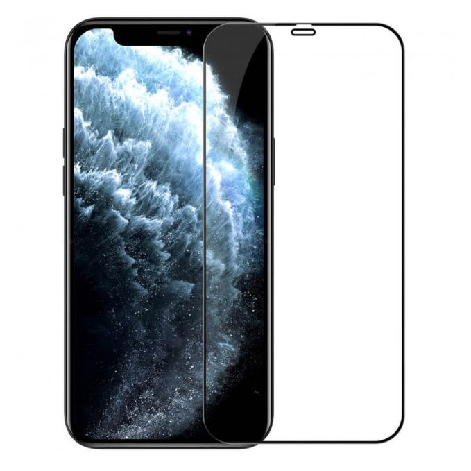 21D Full Glue Black Tempered Glass iPhone 11 Pro Max ΠΡΟΣΤΑΣΙΑ ΟΘΟΝΗΣ OEM 21D Full Glue Black Tempered Glass iPhone 11 Pro Max