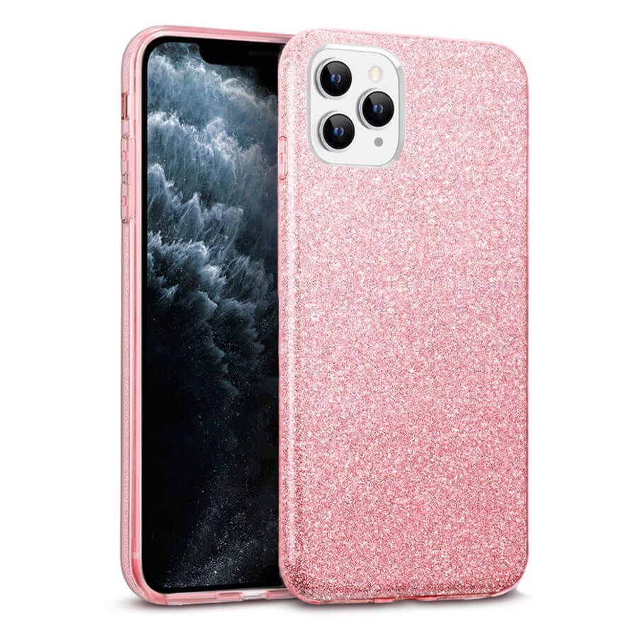 Hybrid Strass Pink Case iPhone 11 Pro Max ΘΗΚΕΣ Forcell Hybrid Strass Pink Case iPhone 11 Pro Max