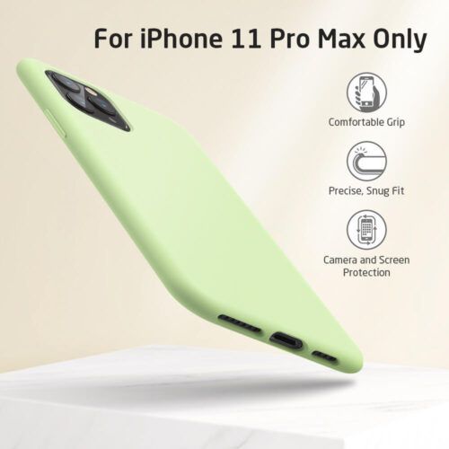 Alternative view of ESR iPhone 11 Pro Max Yippee Color Matcha Green