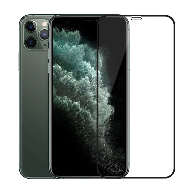 21D Full Glue Black Tempered Glass iPhone 11 Pro ΠΡΟΣΤΑΣΙΑ ΟΘΟΝΗΣ OEM 21D Full Glue Black Tempered Glass iPhone 11 Pro