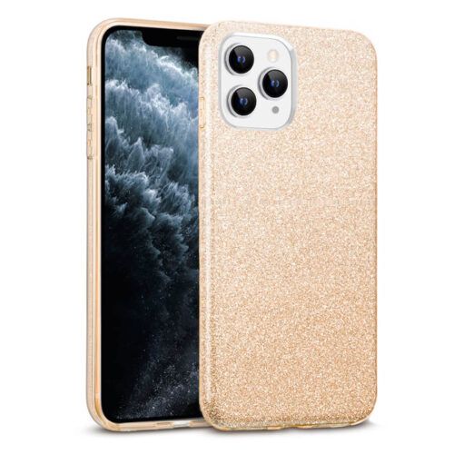 Hybrid Strass Gold Case iPhone 11 Pro ΘΗΚΕΣ Forcell Hybrid Strass Gold Case iPhone 11 Pro