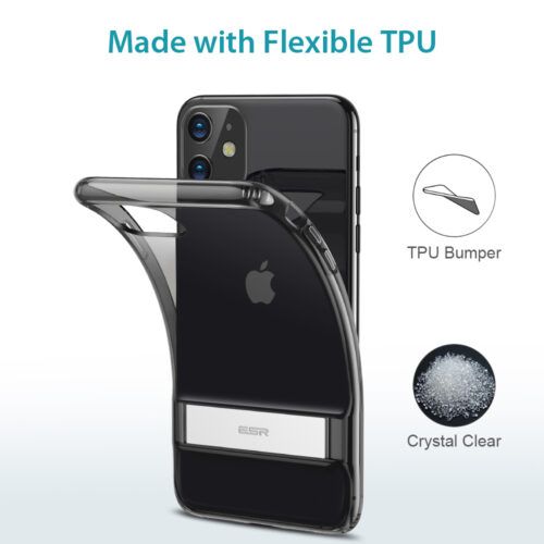 Alternative view of ESR iPhone 11 Air Shield Boost Clear Black (4894240092057)