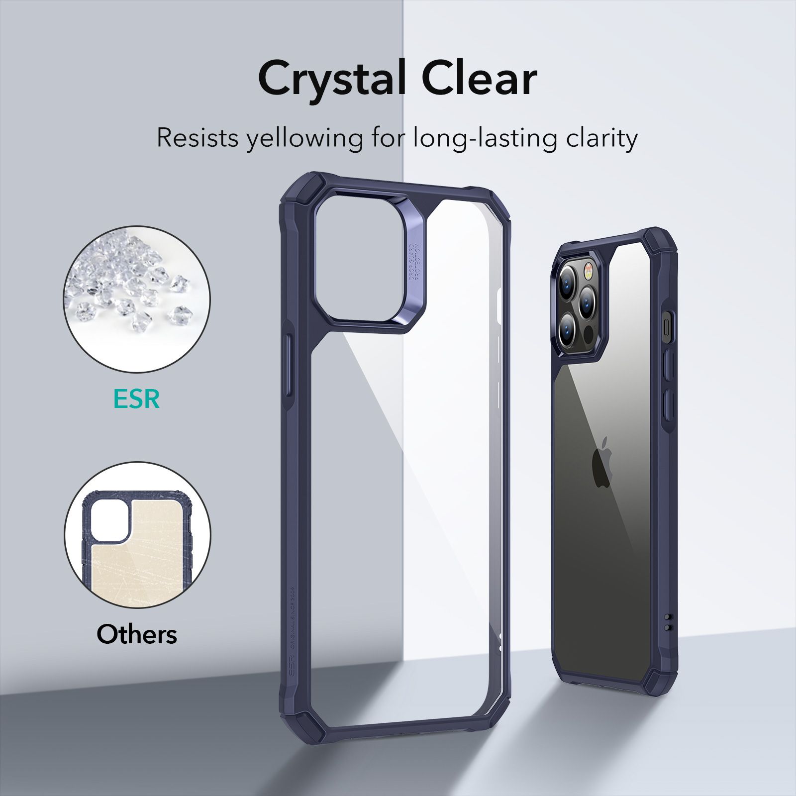 ESR iPhone 12/12 Pro Air Armor Clear Blue (4894240121962) ΘΗΚΕΣ ESR ESR iPhone 12/12 Pro Air Armor Clear Blue (4894240121962) - Image 3