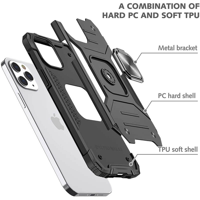 Armor Ringstand Case Rose Gold iPhone 14 Pro STOCK OFFERS OEM Armor Ringstand Case Rose Gold iPhone 14 Pro - Image 4