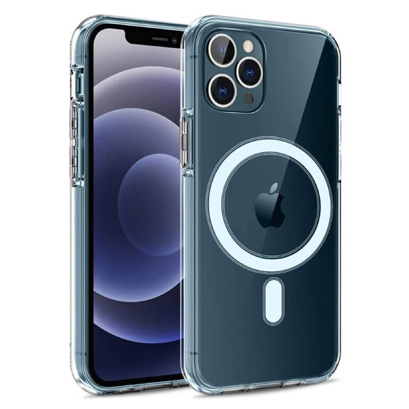 OEM iPhone 12/12 Pro MagSafe Silicone Case Clear ΘΗΚΕΣ ΟΕΜ OEM iPhone 12/12 Pro MagSafe Silicone Case Clear