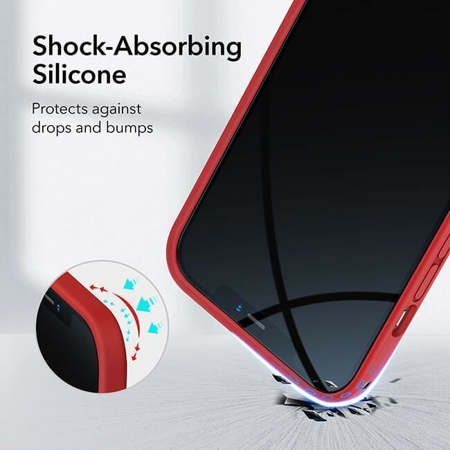 ESR iPhone 12 Pro Max Cloud Bumper Red STOCK OFFERS ESR ESR iPhone 12 Pro Max Cloud Bumper Red - Image 3