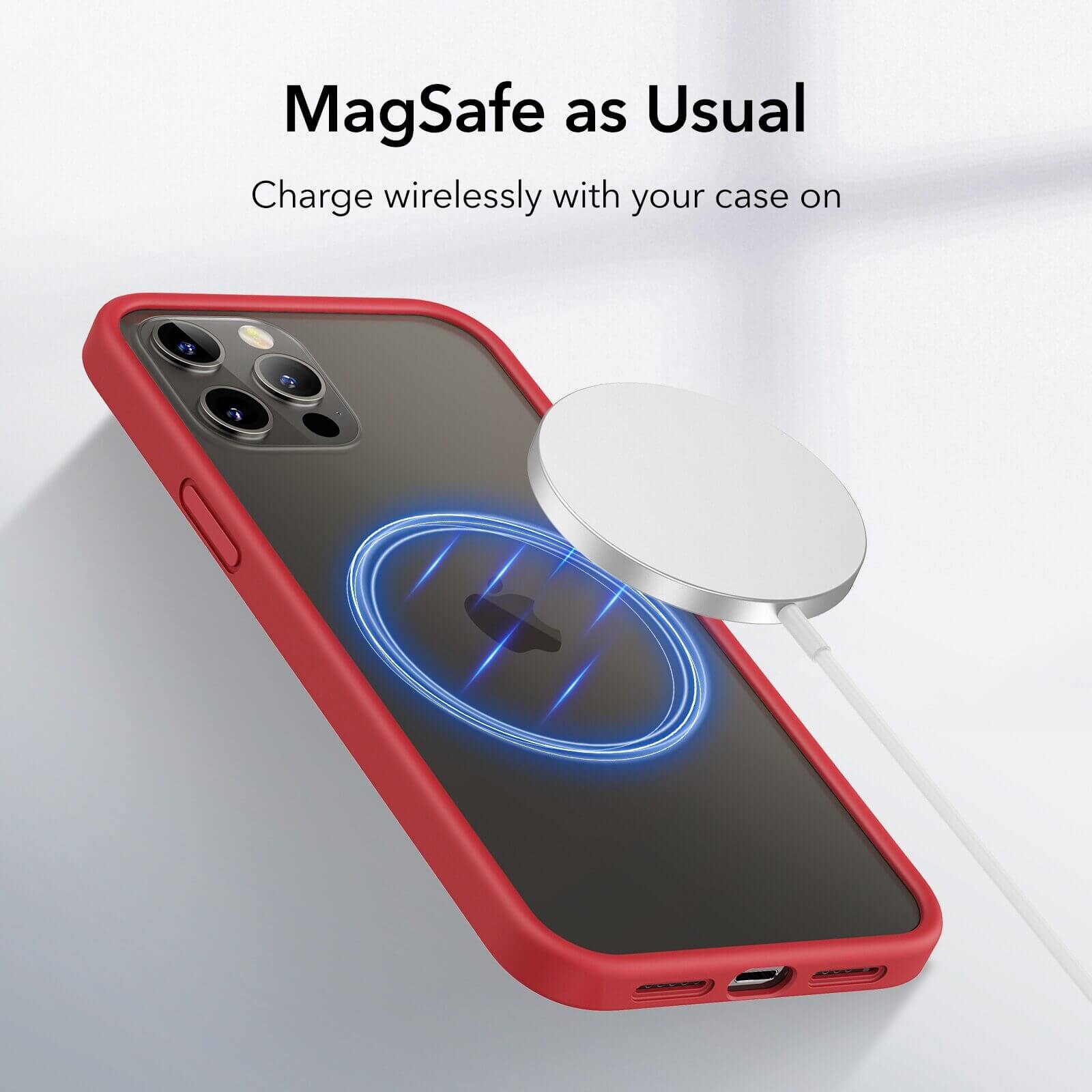 ESR iPhone 12 Pro Max Cloud Bumper Red STOCK OFFERS ESR ESR iPhone 12 Pro Max Cloud Bumper Red - Image 2