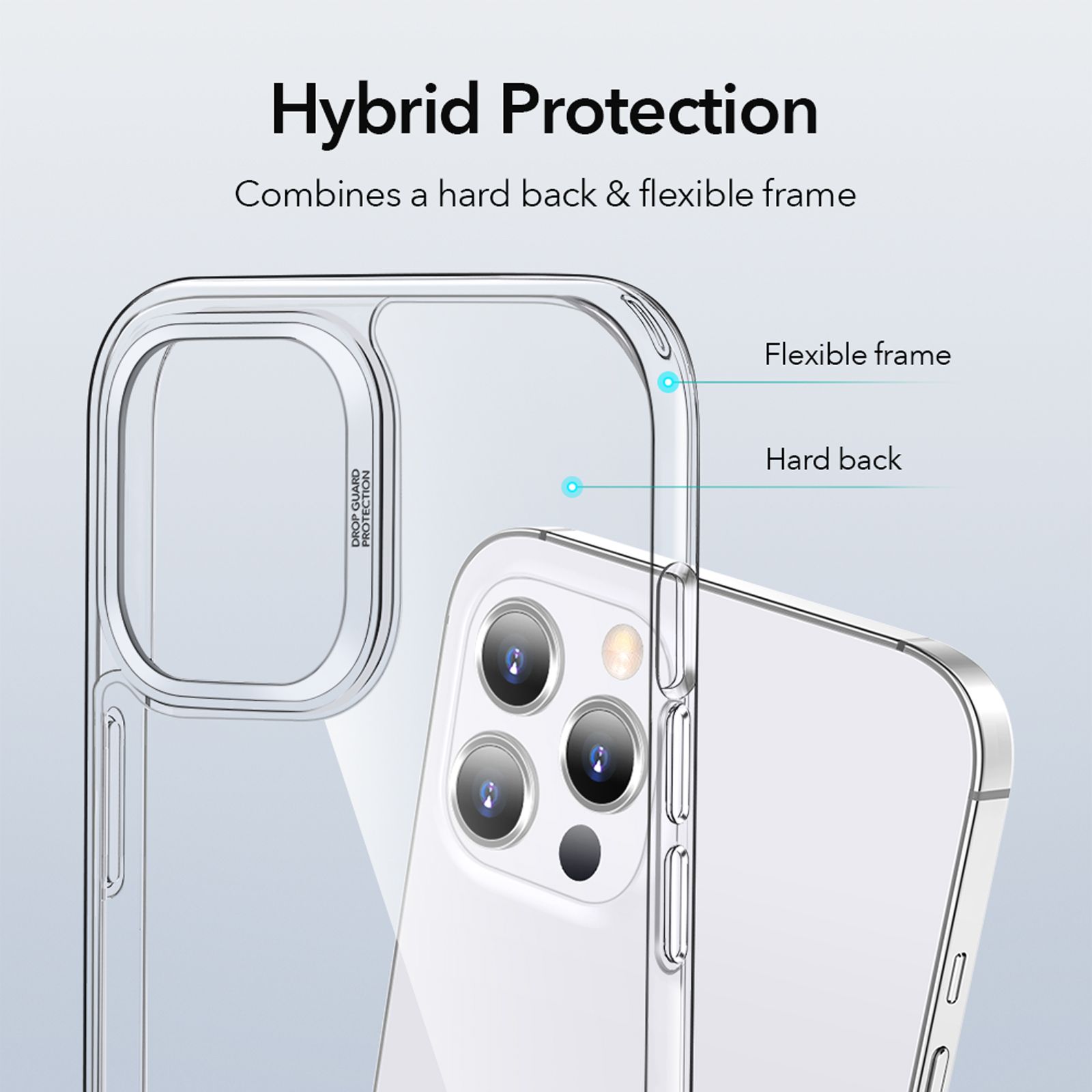 ESR iPhone 12/12 Pro Classic Hybrid Clear (4894240121795) ΘΗΚΕΣ ESR ESR iPhone 12/12 Pro Classic Hybrid Clear (4894240121795) - Image 2