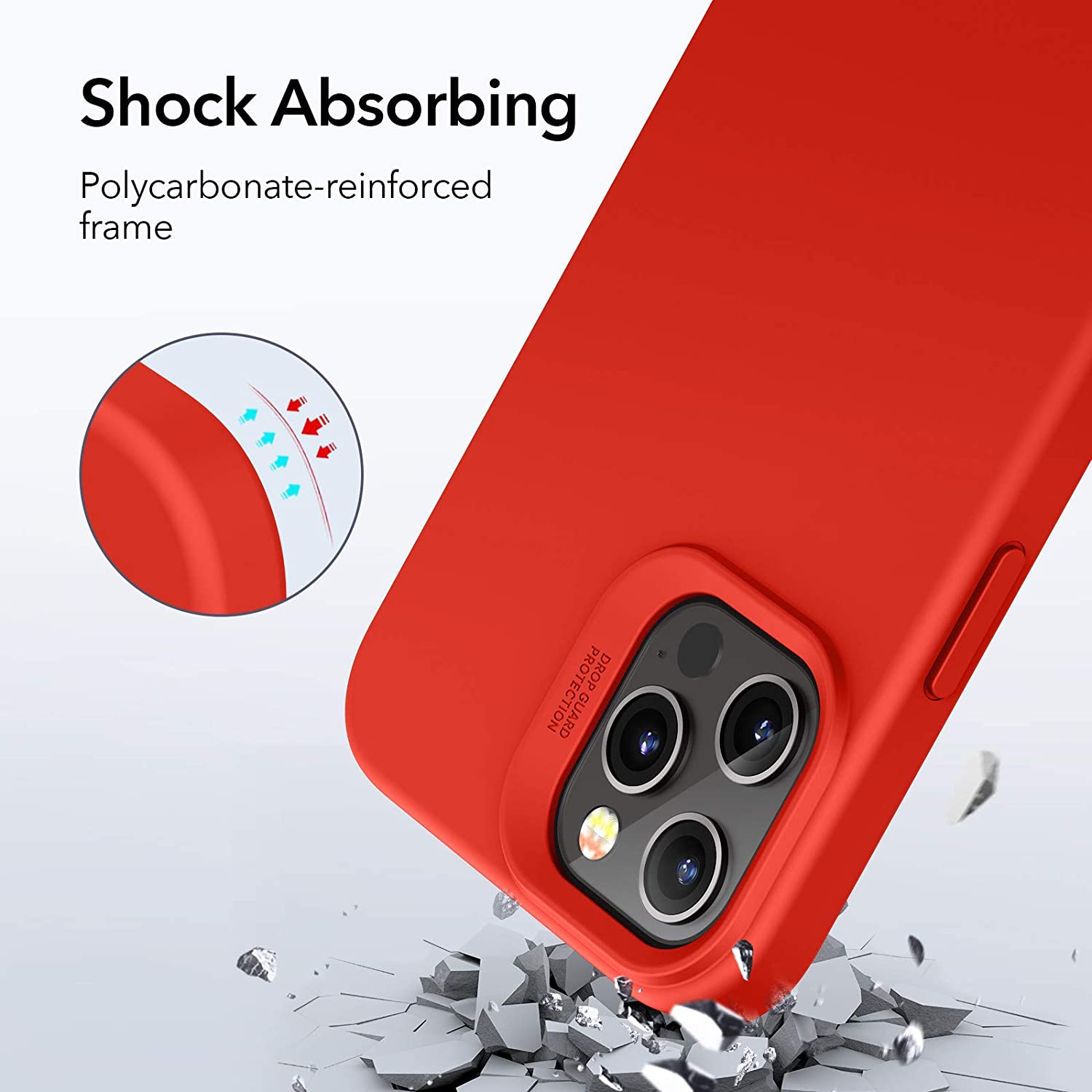 ESR iPhone 12/12 Pro Cloud Case Red ΘΗΚΕΣ ESR ESR iPhone 12/12 Pro Cloud Case Red - Image 2