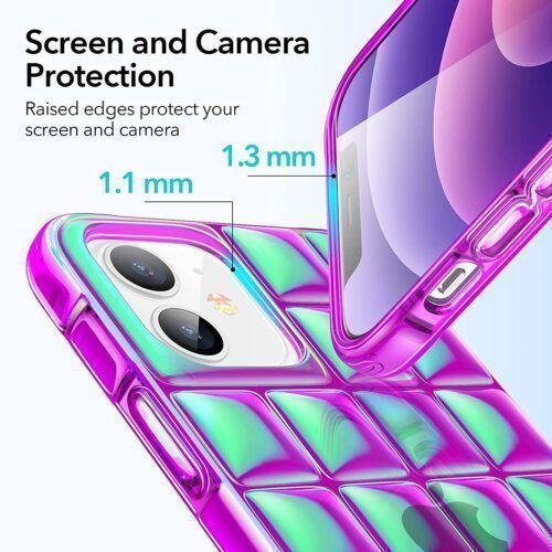 Alternative view of ESR iPhone 12/12 Pro Pop! Style Case Berry