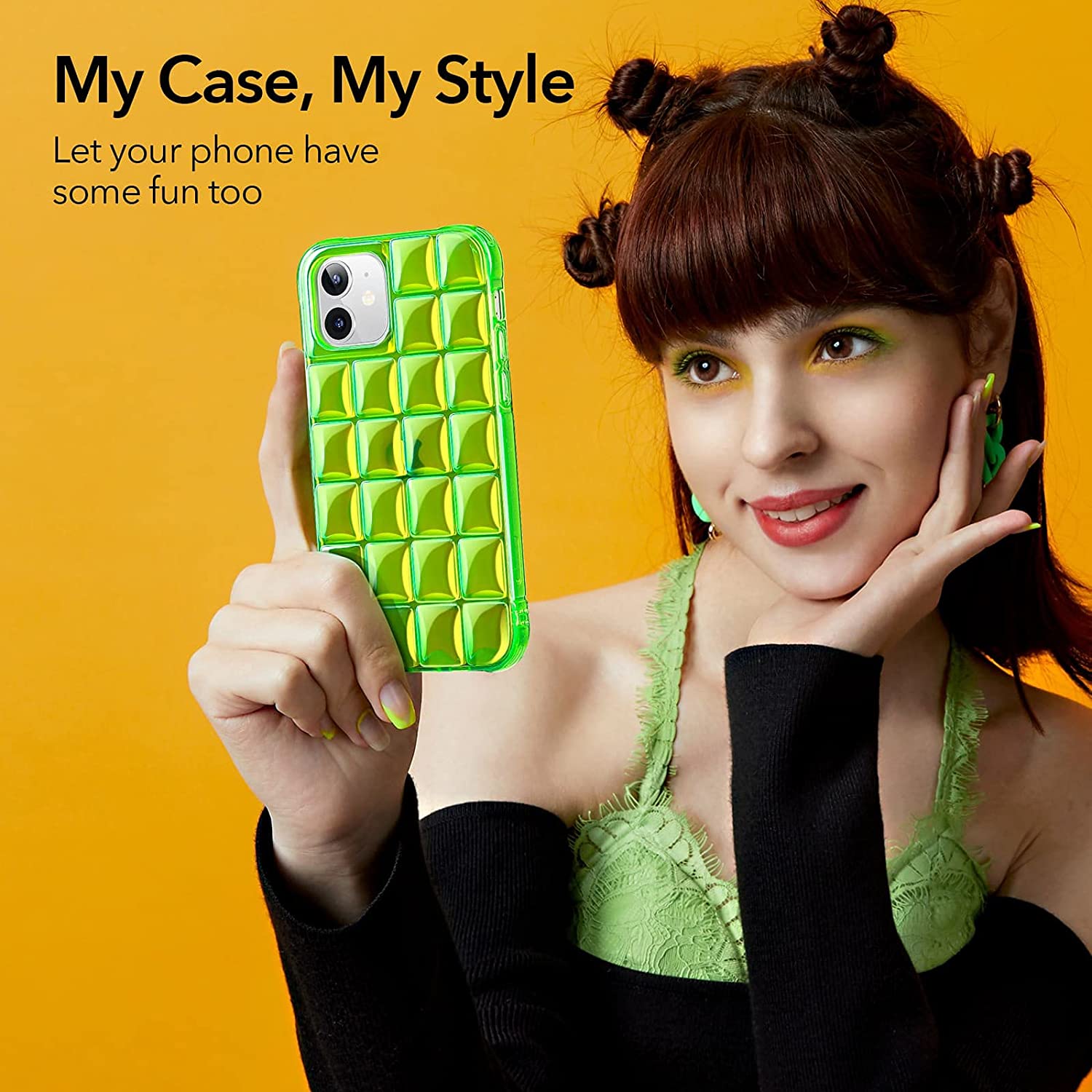 ESR iPhone 12/12 Pro Pop! Style Case Lime ΘΗΚΕΣ ESR ESR iPhone 12/12 Pro Pop! Style Case Lime - Image 4