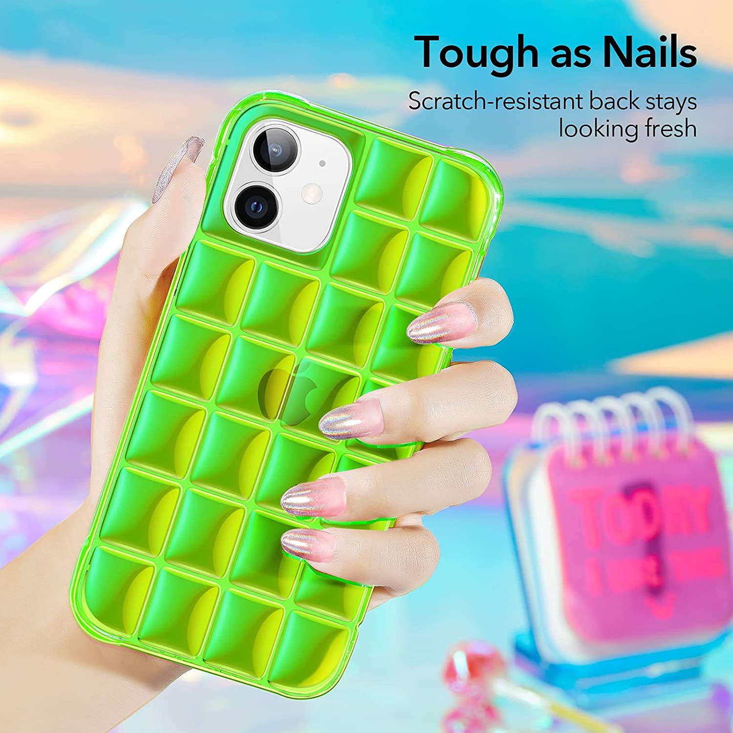 ESR iPhone 12/12 Pro Pop! Style Case Lime ΘΗΚΕΣ ESR ESR iPhone 12/12 Pro Pop! Style Case Lime - Image 3