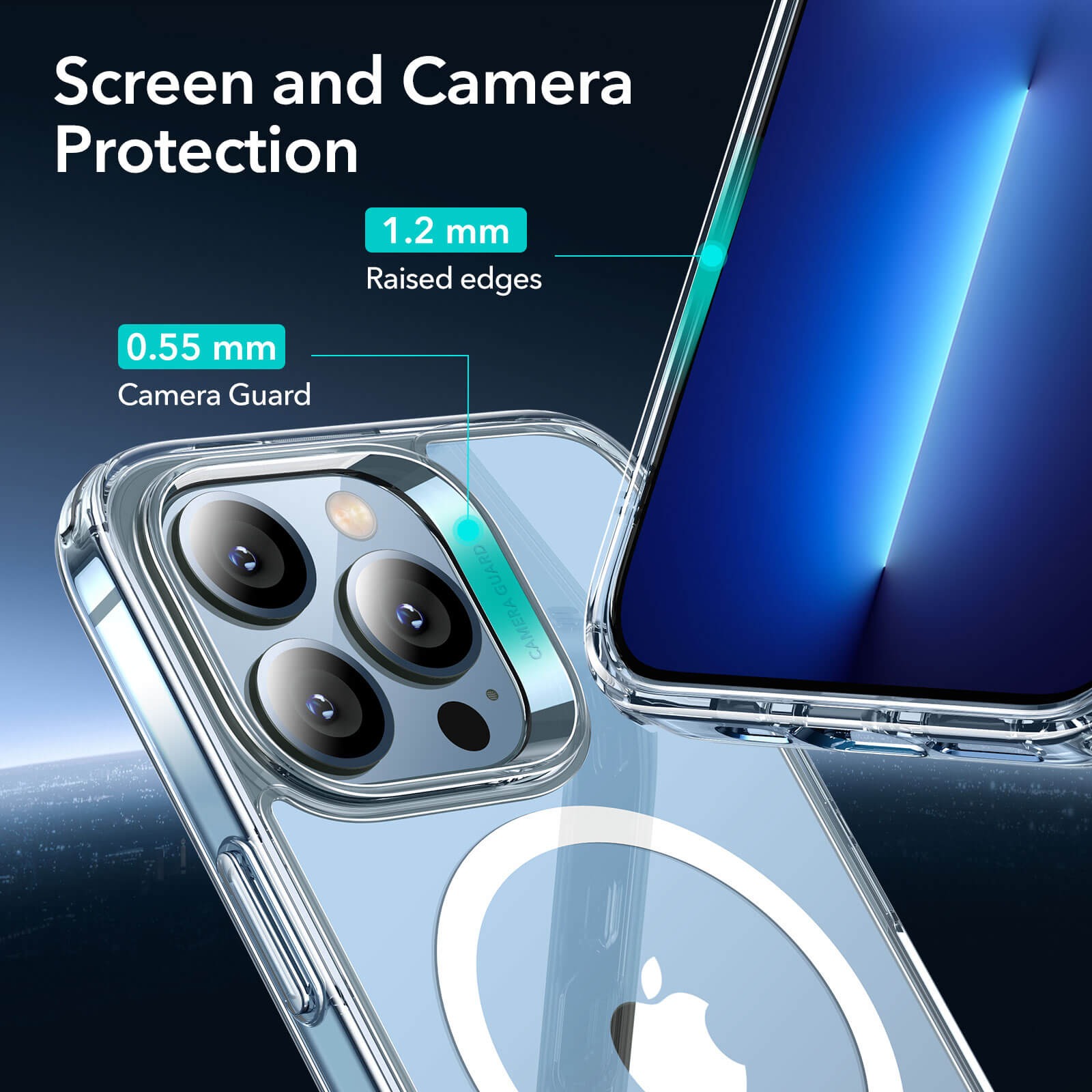 ESR iPhone 13 Pro Classic Hybrid HaloLock MagSafe Clear ΘΗΚΕΣ ESR ESR iPhone 13 Pro Classic Hybrid HaloLock MagSafe Clear - Image 5