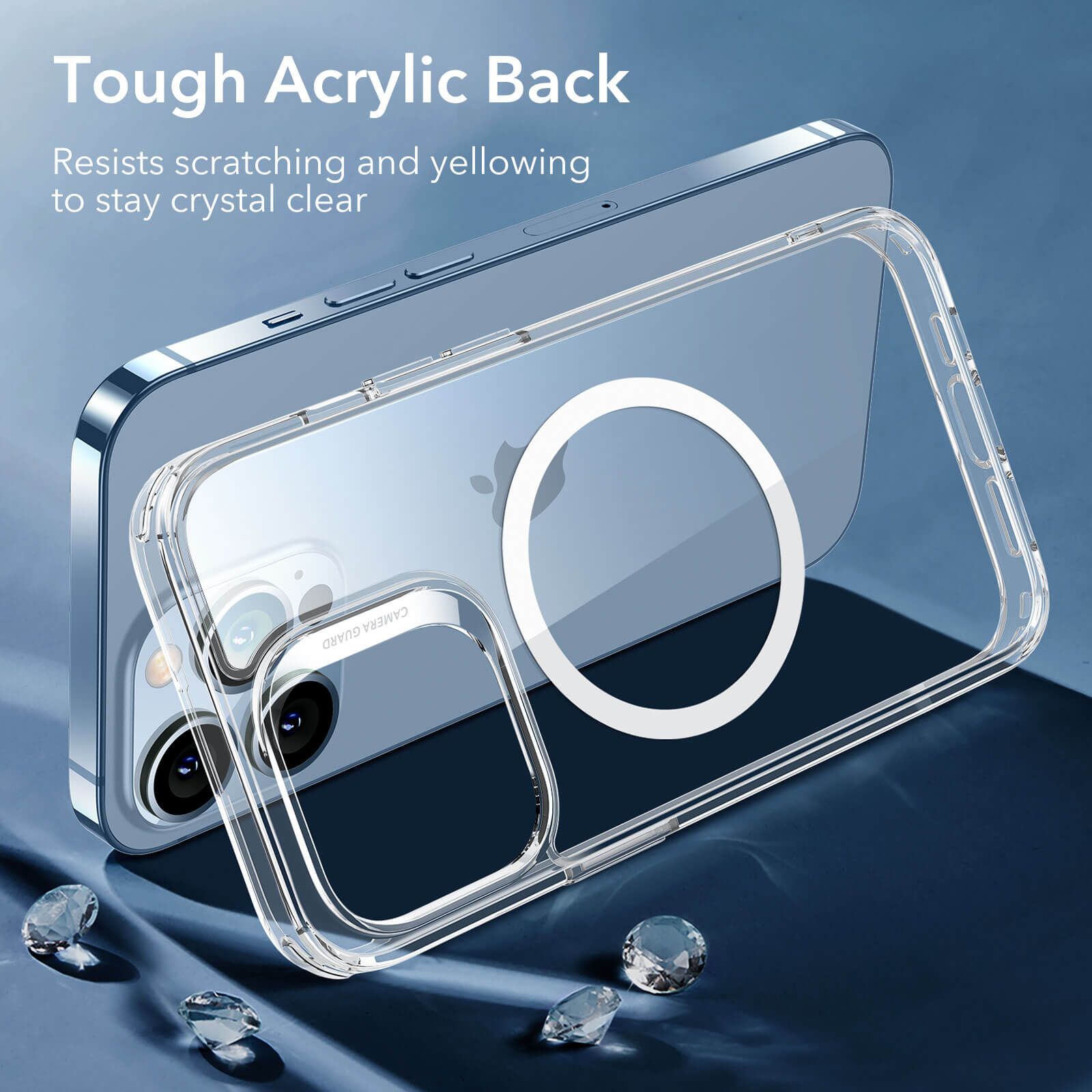 ESR iPhone 13 Pro Classic Hybrid HaloLock MagSafe Clear ΘΗΚΕΣ ESR ESR iPhone 13 Pro Classic Hybrid HaloLock MagSafe Clear - Image 4