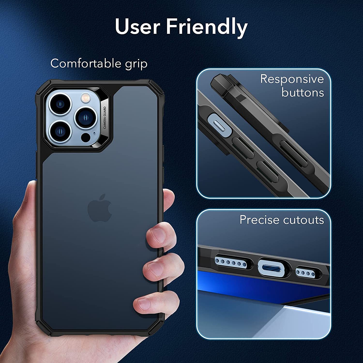 ESR iPhone 13 Pro Max Air Armor Clear Black ΘΗΚΕΣ ESR ESR iPhone 13 Pro Max Air Armor Clear Black - Image 14