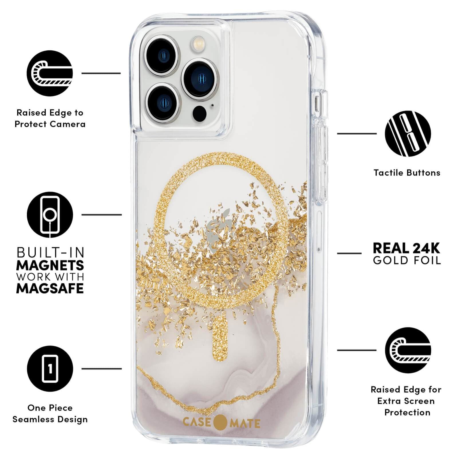Θήκη Case-Mate Karat Marble Magsafe iPhone 15 Pro ΘΗΚΕΣ Case-Mate Θήκη Case-Mate Karat Marble Magsafe iPhone 15 Pro - Image 4