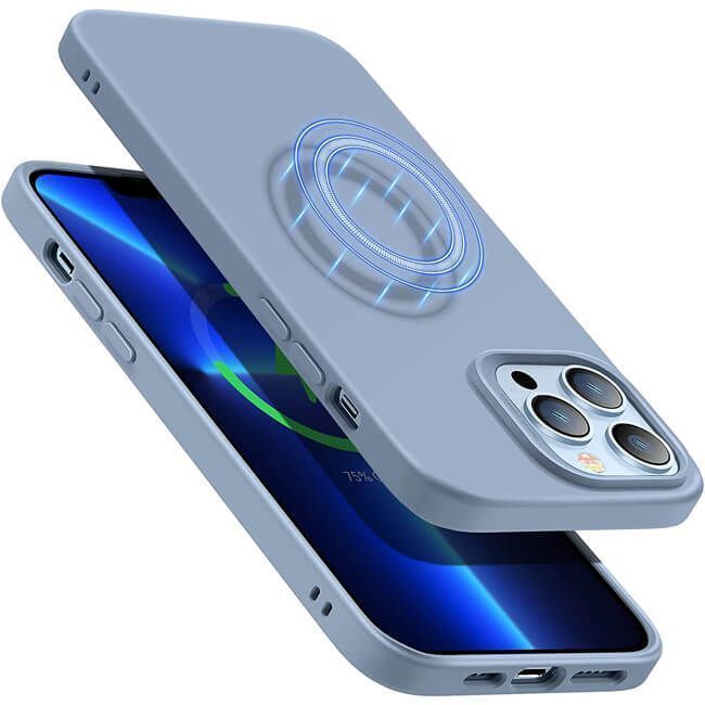 ESR iPhone 13 Pro Max Cloud HaloLock MagSafe Case Blue ΘΗΚΕΣ ESR ESR iPhone 13 Pro Max Cloud HaloLock MagSafe Case Blue