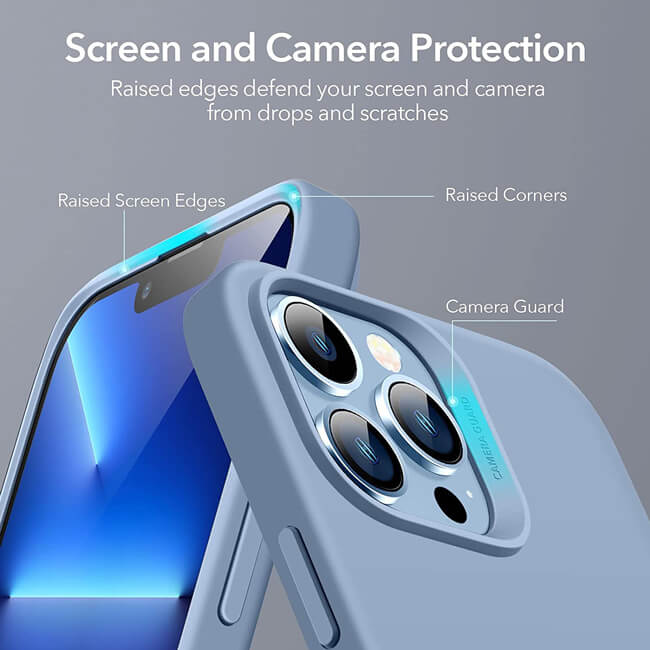 ESR iPhone 13 Pro Cloud HaloLock MagSafe Case Blue ΘΗΚΕΣ ESR ESR iPhone 13 Pro Cloud HaloLock MagSafe Case Blue - Image 4