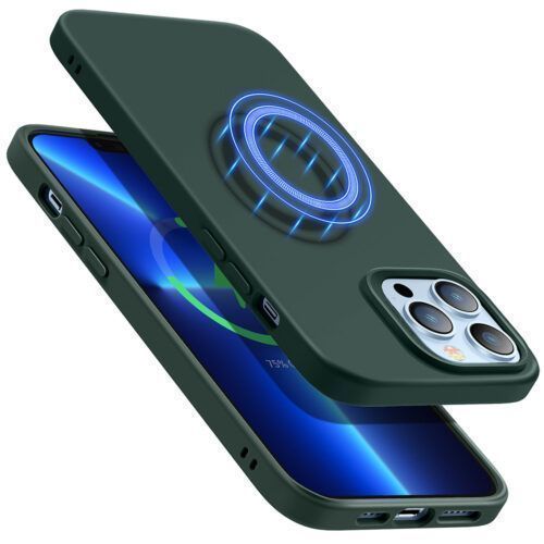 ESR iPhone 13 Pro Max Cloud HaloLock MagSafe Case Green ΘΗΚΕΣ ESR ESR iPhone 13 Pro Max Cloud HaloLock MagSafe Case Green