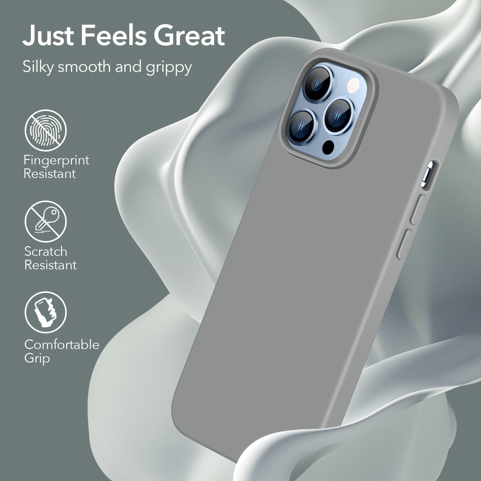 ESR iPhone 13 Pro Cloud Case Grey ΘΗΚΕΣ ESR ESR iPhone 13 Pro Cloud Case Grey - Image 3