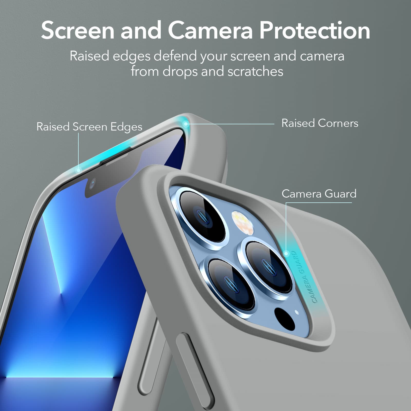 ESR iPhone 13 Pro Cloud Case Grey ΘΗΚΕΣ ESR ESR iPhone 13 Pro Cloud Case Grey - Image 8