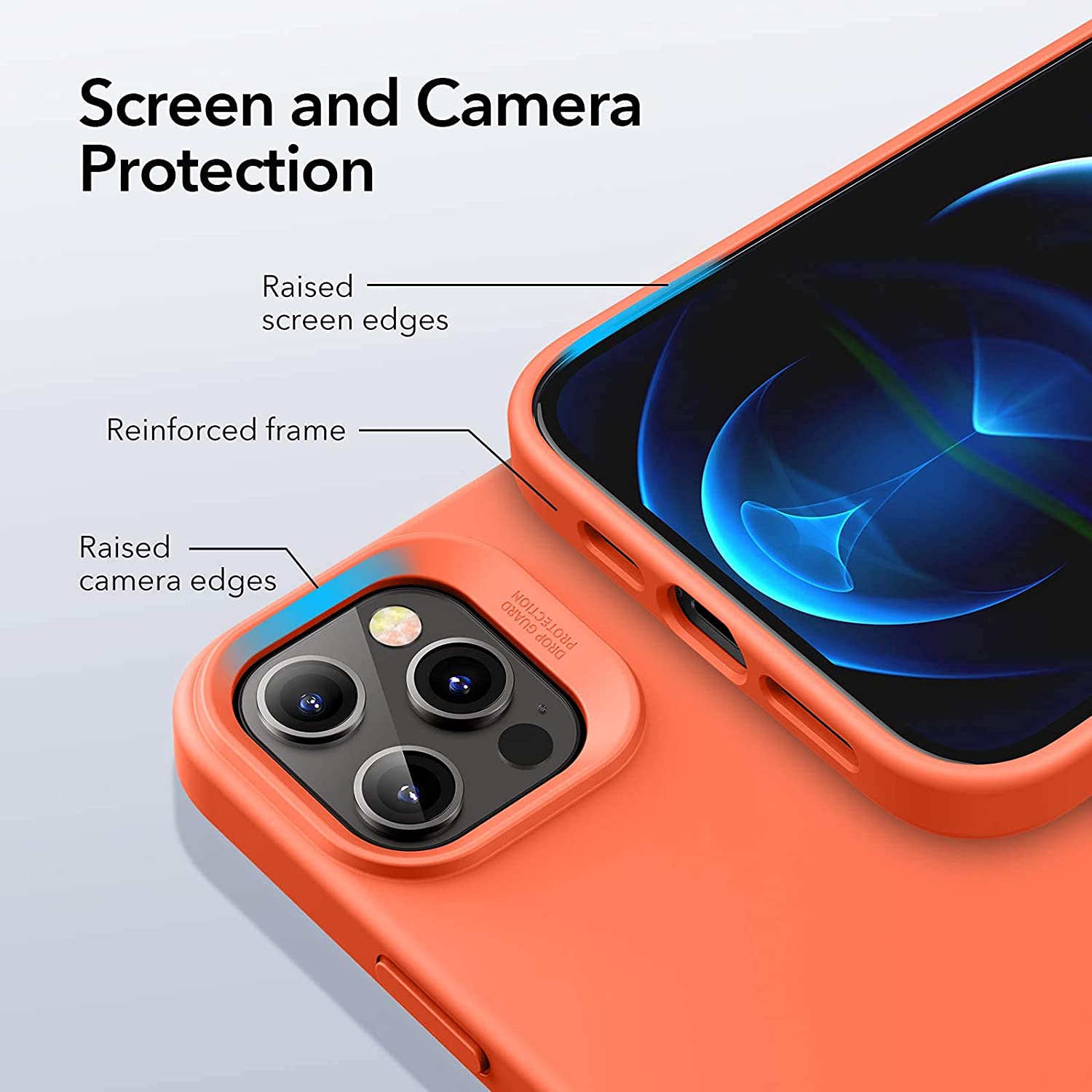 ESR iPhone 12/12 Pro Cloud Case Orange ΘΗΚΕΣ ESR ESR iPhone 12/12 Pro Cloud Case Orange - Image 6