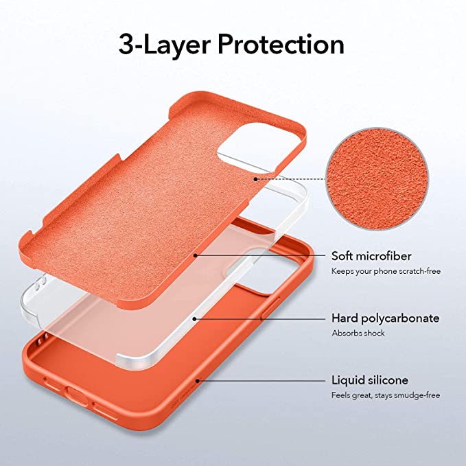 ESR iPhone 12/12 Pro Cloud Case Orange ΘΗΚΕΣ ESR ESR iPhone 12/12 Pro Cloud Case Orange - Image 2
