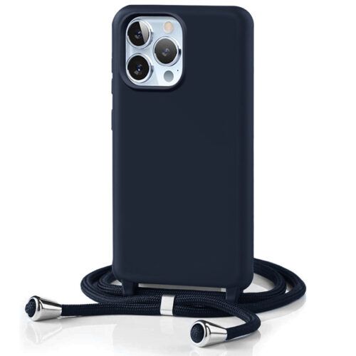 Θήκη Orso Soft TPU Κορδόνι Blue iPhone 13 Pro