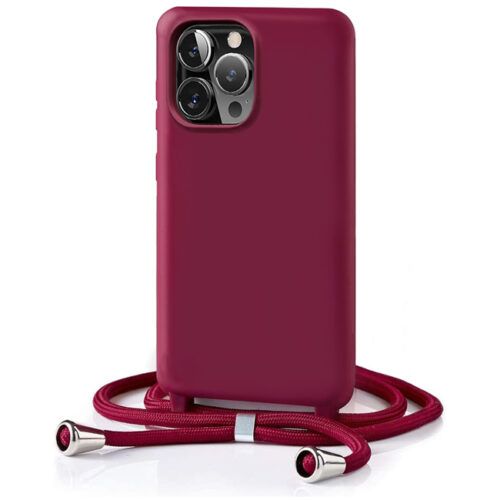 Θήκη Orso Soft TPU Κορδόνι Wine iPhone 11 Pro Max