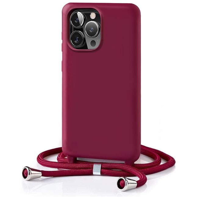 Θήκη Orso Soft TPU Κορδόνι Wine iPhone 11 Pro Max ΘΗΚΕΣ Orso Θήκη Orso Soft TPU Κορδόνι Wine iPhone 11 Pro Max