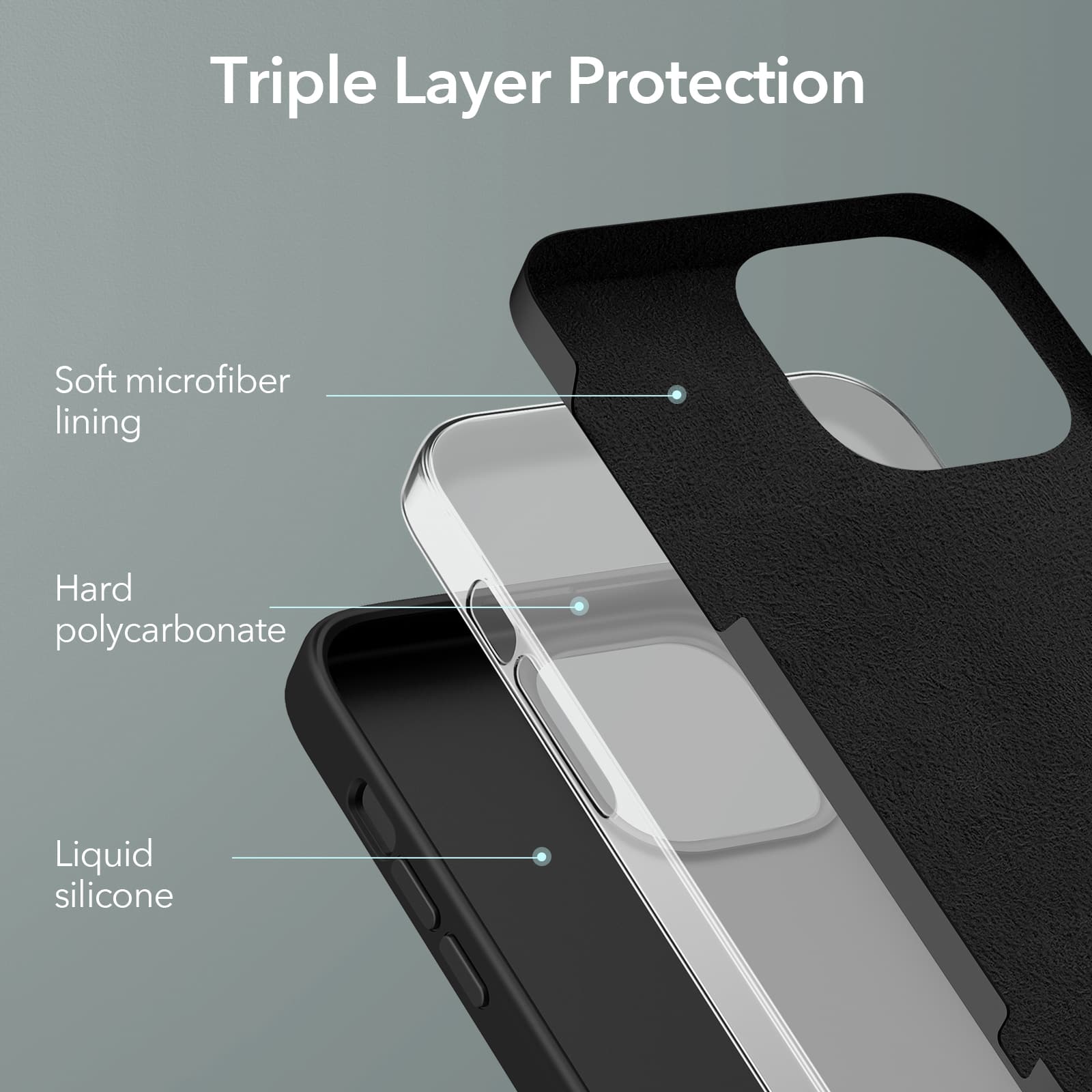 ESR iPhone 13 Pro Cloud HaloLock MagSafe Case Black ΘΗΚΕΣ ESR ESR iPhone 13 Pro Cloud HaloLock MagSafe Case Black - Image 10