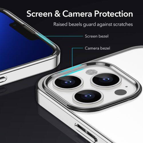 Alternative view of ESR iPhone 13 Pro Zero Case Silver