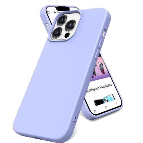 Premium Liquid Silicone Case Violet iPhone 13 Pro ΘΗΚΕΣ Premium Liquid Premium Liquid Silicone Case Violet iPhone 13 Pro