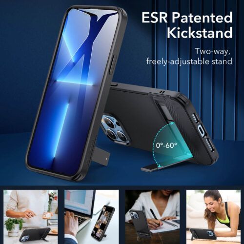 Alternative view of ESR iPhone 13 Pro Air Shield Boost Black