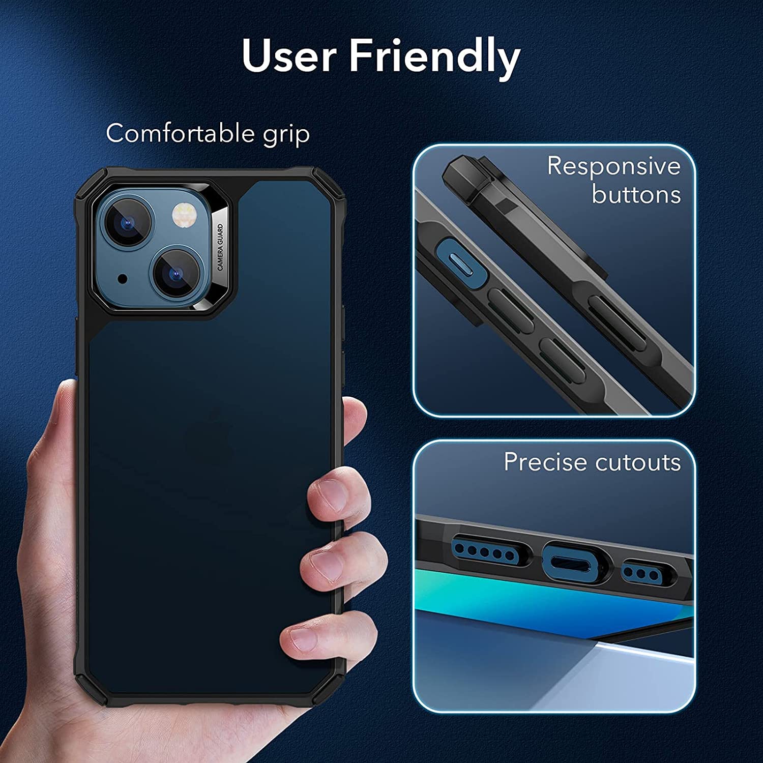 ESR iPhone 13 Air Armor Frosted Black ΘΗΚΕΣ ESR ESR iPhone 13 Air Armor Frosted Black - Image 5