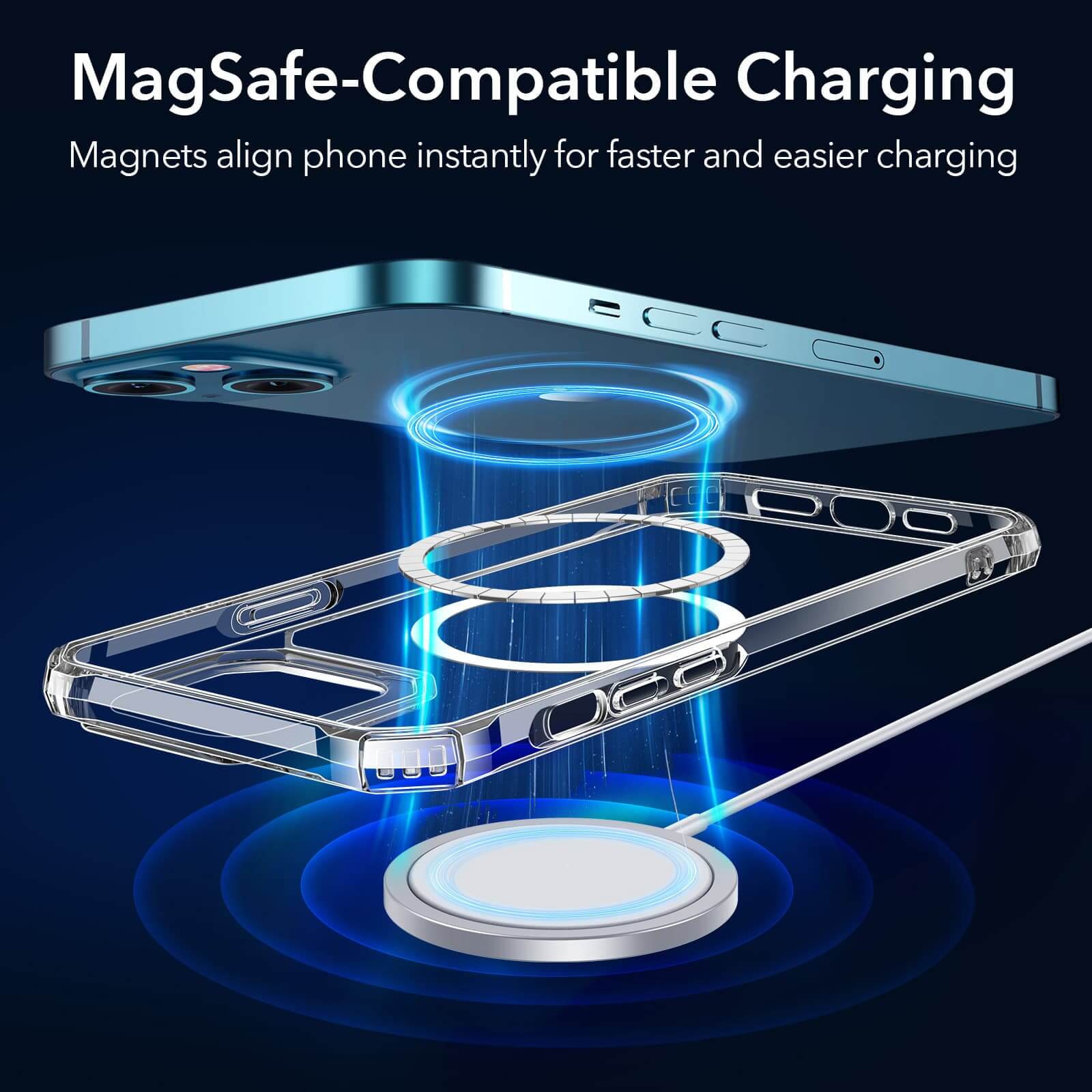 ESR iPhone 13 Air Armor HaloLock MagSafe Clear ΘΗΚΕΣ ESR ESR iPhone 13 Air Armor HaloLock MagSafe Clear - Image 3