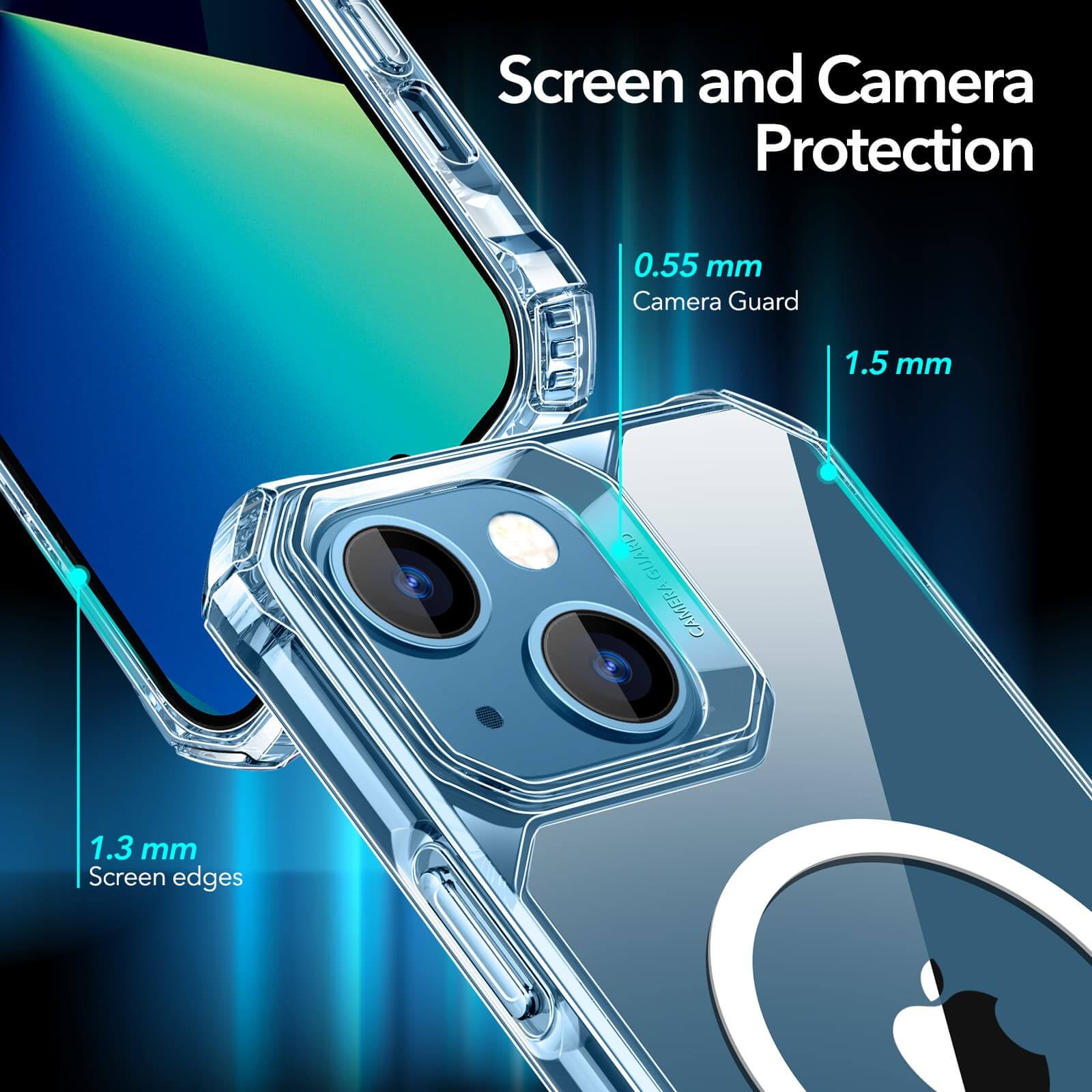 ESR iPhone 13 Air Armor HaloLock MagSafe Clear ΘΗΚΕΣ ESR ESR iPhone 13 Air Armor HaloLock MagSafe Clear - Image 4
