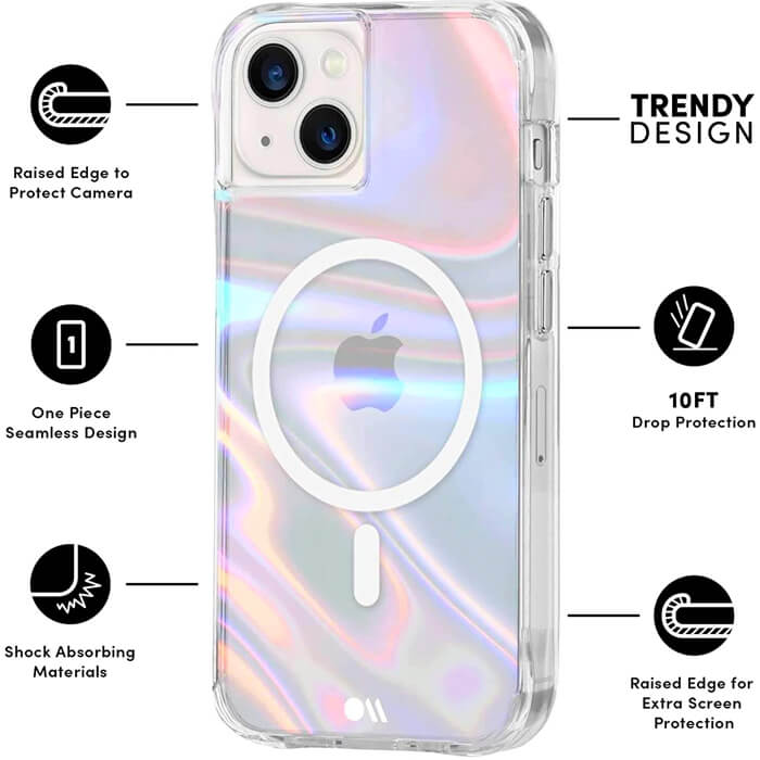 Θήκη Case-Mate Soap Bubble Magsafe iPhone 14 Pro STOCK OFFERS Case-Mate Θήκη Case-Mate Soap Bubble Magsafe iPhone 14 Pro - Image 2