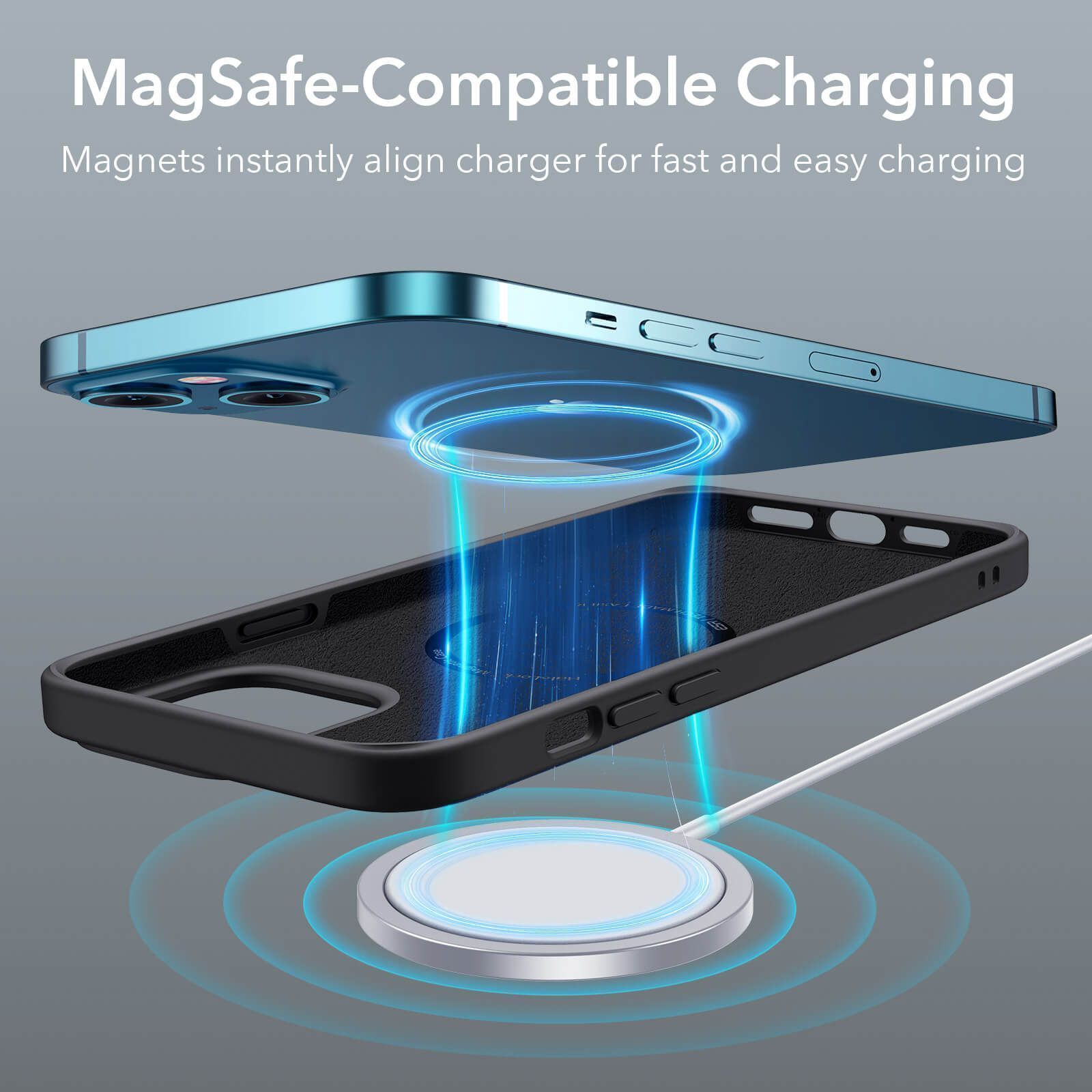 ESR iPhone 13 Pro Cloud HaloLock MagSafe Case Black ΘΗΚΕΣ ESR ESR iPhone 13 Pro Cloud HaloLock MagSafe Case Black - Image 3