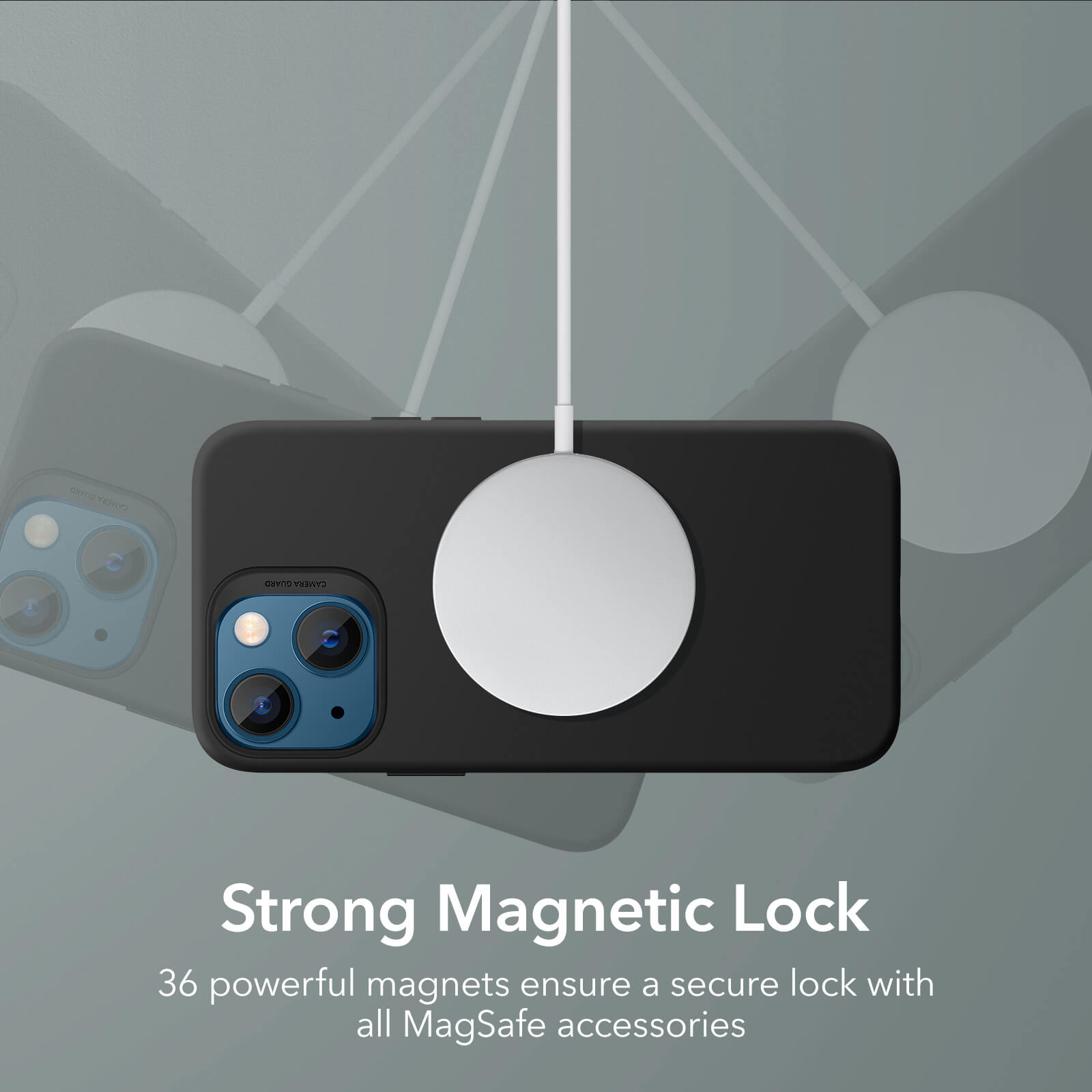 ESR iPhone 13 Pro Cloud HaloLock MagSafe Case Black ΘΗΚΕΣ ESR ESR iPhone 13 Pro Cloud HaloLock MagSafe Case Black - Image 8