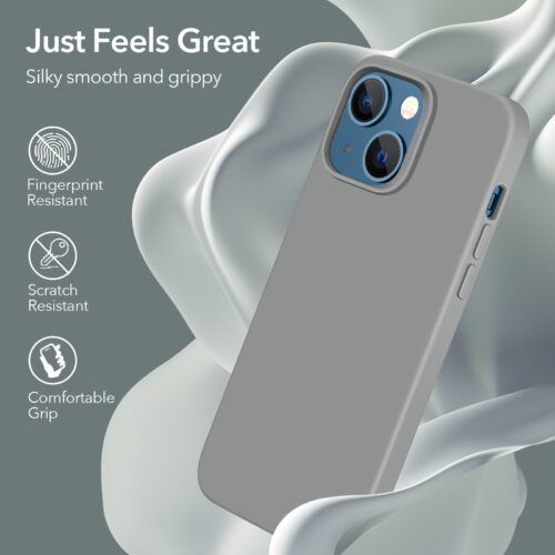 Alternative view of ESR iPhone 13 Cloud Case Grey