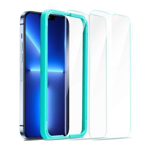 ESR Premium Quality Tempered Glass iPhone 13 Pro Max (2-Pack With Easy Installation Frame) ΠΡΟΣΤΑΣΙΑ ΟΘΟΝΗΣ ESR ESR Premium Quality Tempered Glass iPhone 13 Pro Max (2-Pack With Easy Installation Frame)