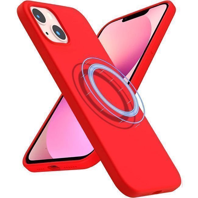 Θήκη Orso Cloud Magsafe Red iPhone 13 ΘΗΚΕΣ OEM Θήκη Orso Cloud Magsafe Red iPhone 13