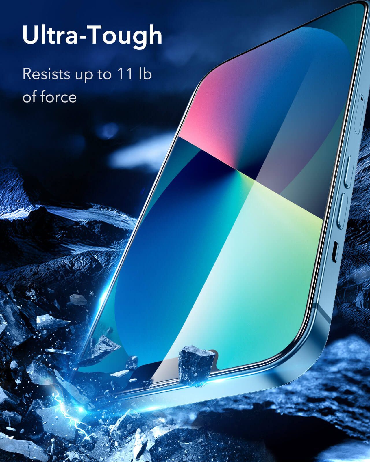 ESR Premium Quality Tempered Glass iPhone 13 mini (2-Pack With Easy Installation Frame) ΠΡΟΣΤΑΣΙΑ ΟΘΟΝΗΣ ESR ESR Premium Quality Tempered Glass iPhone 13 mini (2-Pack With Easy Installation Frame) - Image 7