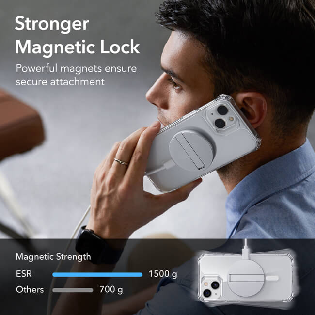 ESR iPhone 14/13 Air Armor HaloLock MagSafe Clear ΘΗΚΕΣ ESR ESR iPhone 14/13 Air Armor HaloLock MagSafe Clear - Image 4